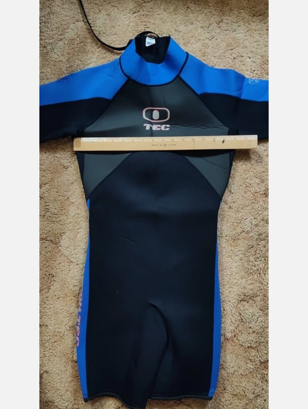 TEC Titanium 2/2 Shorty Wetsuit - Men's Size S - Made in USA - Excellent Cond